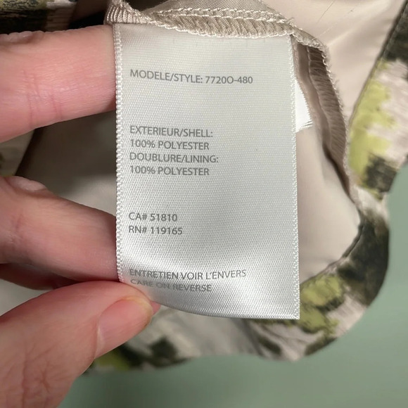 Tribal Balloon Sleeve Floral Print Jacket size 4 - Picture 7 of 9